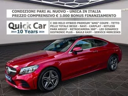 Rosso giacinto manufaktur Usata 2023 Mercedes C200 Premium Coupé | 39.990 €