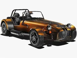 Golden saffron Nuova 2025 Caterham Seven Cabrio | 99.050 €