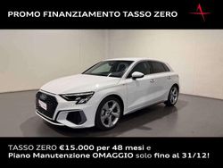 Bianco Usata 2024 Audi A3 Sportback S-Line Due volumi | 32.900 € (Buon prezzo)