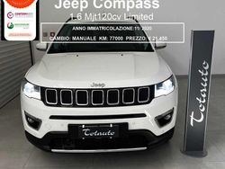 Bianco(met.) Usata 2020 Jeep Compass Limited SUV | 21.450 € (Buon prezzo)