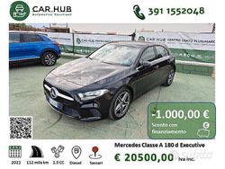 Nero Usata 2021 Mercedes A180 Executive Tre volumi | 20.500 € (Ottimo prezzo)