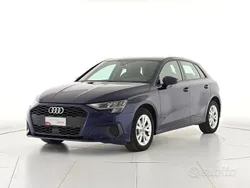 Blu navarra metallizzato Usata 2021 Audi A3 Sportback Business Tre volumi | 21.800 € (Ottimo prezzo)