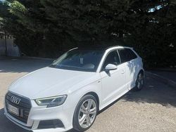 Bianco Usata 2019 Audi A3 Sportback S-Line Due volumi | 21.700 € (Buon prezzo)