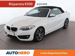 Bianco Usata 2018 BMW 220 Sport Line Cabrio | 19.499 € (Super prezzo)