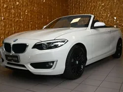 Bianco waiss/tessuto nero Usata 2017 BMW 218 Luxury Line Cabrio | 18.900 € (Ottimo prezzo)