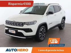 Bianco Usata 2022 Jeep Compass Limited SUV | 21.799 € (Buon prezzo)