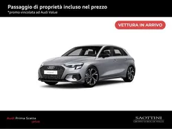 Argento fioretto metallizzato Usata 2022 Audi A3 Sportback g-tron Advanced Tre volumi | 27.800 € (Buon prezzo)