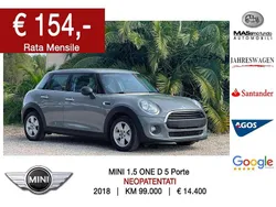 Grigio Usata 2018 Mini One D Business Due volumi | 14.400 € (Buon prezzo)