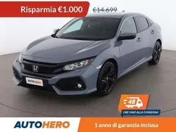 Grigio Usata 2017 Honda Civic Elegance Tre volumi | 13.699 € (Buon prezzo)