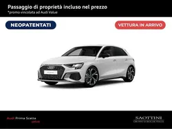 Bianco ibis Usata 2022 Audi A3 Sportback g-tron S-Line Tre volumi | 25.800 € (Buon prezzo)