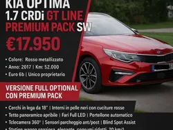 Rosso Usata 2017 Kia Optima GT-Line Station wagon | 17.950 € (Cara)
