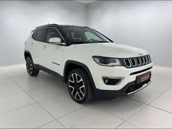Alpine white + tetto nero Usata 2018 Jeep Compass Limited SUV | 16.900 € (Buon prezzo)