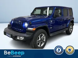 Blu metallizzato Usata 2018 Jeep Wrangler Unlimited Sahara SUV | 42.900 € (Buon prezzo)