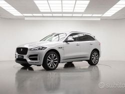 Argento Usata 2018 Jaguar F-Pace R-Sport SUV | 24.490 € (Buon prezzo)