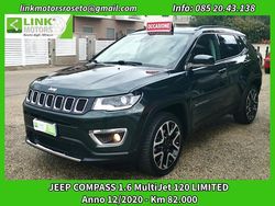 Verde Usata 2020 Jeep Compass Limited SUV | 21.300 € (Cara)