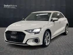 Bianco Usata 2021 Audi A3 Sportback Advanced Tre volumi | 22.150 € (Buon prezzo)