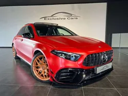 Nero wrap rosso opaco Usata 2024 Mercedes A45 AMG Premium Tre volumi | 56.600 € (Super prezzo)