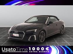 Nero mythos metallizzato Usata 2024 Audi A5 Cabriolet S-Line Cabrio | 50.900 € (Buon prezzo)