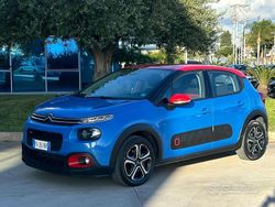 Blu/azzurro Usata 2017 Citroën C3 PureTech Tre volumi | 8900 € (Buon prezzo)