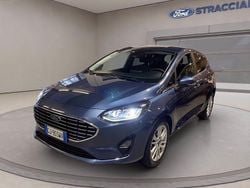 Blu metallizzato Usata 2022 Ford Fiesta Titanium Tre volumi | 15.400 € (Buon prezzo)