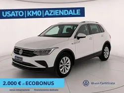 Pure white Usata 2021 VW Tiguan Life SUV | 23.900 € (Buon prezzo)
