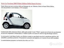 Bianco Usata 2009 Smart ForTwo Coupé Coupé | 6900 € (Cara)