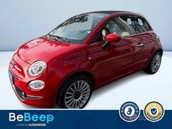 Rosso metallizzato Usata 2017 Fiat 500C Lounge Cabrio | 13.100 € (Buon prezzo)