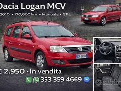 Rosso Usata 2010 Dacia Logan MCV Lauréate Monovolume | 2950 € (Ottimo prezzo)