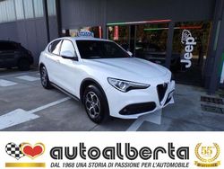 Bianco alfa pastello Usata 2022 Alfa Romeo Stelvio Business SUV | 28.500 € (Buon prezzo)
