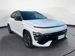 Atlas white / black Usata 2023 Hyundai Kona N Line SUV | 27.900 € (Buon prezzo)