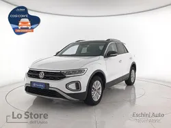 Pure white deep black perlato Usata 2022 VW T-Roc Life SUV | 20.400 € (Buon prezzo)