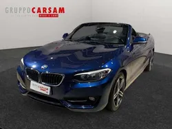 Blu Usata 2015 BMW 220 Sport Line Cabrio | 15.900 € (Ottimo prezzo)