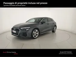 Grigio daytona perlato Usata 2024 Audi A3 Sportback S-Line Tre volumi | 33.900 € (Buon prezzo)