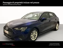 Blu navarra metallizzato Usata 2022 Audi A3 Sportback g-tron Tre volumi | 25.900 € (Ottimo prezzo)