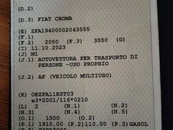 Blu Usata 2006 Fiat Croma Station wagon | 1500 €