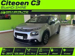 Grigio Usata 2017 Citroën C3 Shine Due volumi | 10.450 € (Cara)