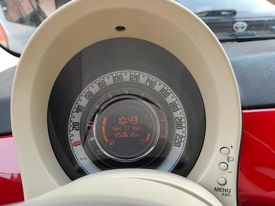 Usata Fiat 500 Pop 69 CV (50 kW) 2009 Rosso Cabrio