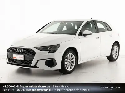 Usata Audi A3 Business 110 CV (80 kW) 2021 Bianco ibis Berlina