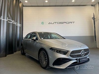 Usata Mercedes A200 AMG line 150 CV (110 kW) 2023 Argento Berlina