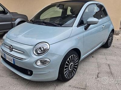 Usata Fiat 500C Lounge 69 CV (50 kW) 2020 Blu Cabrio