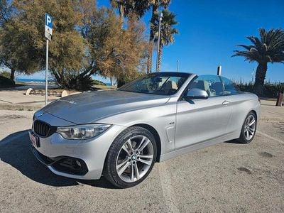 Begagnad BMW 420 Sport Line 184 HK (135 kW) 2015 Silver Cab