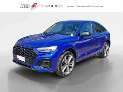 Usata Audi Q5 Sportback S-line plus 204 CV (150 kW) 2022 Blu ultra metallizzato SUV