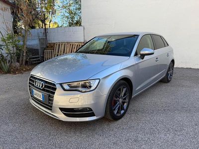 Usata Audi A3 Ambiente 110 CV (80 kW) 2014 Argento Berlina