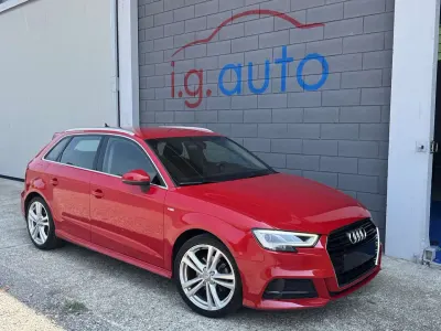 Usata Audi A3 S-Line 116 CV (85 kW) 2019 Rosso Berlina