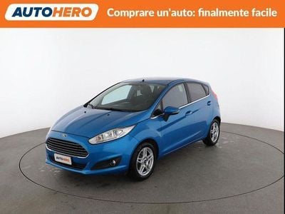 Usata Ford Fiesta Titanium 75 CV (55 kW) 2015 Blu Berlina
