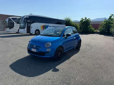 Usata Fiat 500C Lounge 69 CV (50 kW) 2015 Blu/azzurro Cabrio