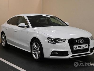 Usata Audi A5 Advanced 136 CV (100 kW) 2014 Bianco Berlina