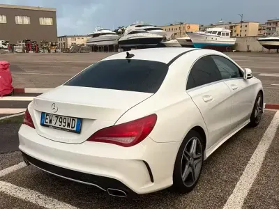 Usata Mercedes CLA180 109 CV (80 kW) 2014 Bianco Coupé