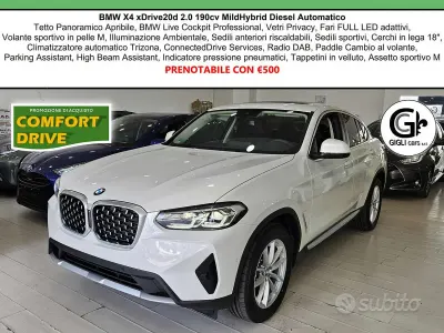 Usata BMW X4 Comfort Edition 190 CV (139 kW) 2023 Bianco SUV