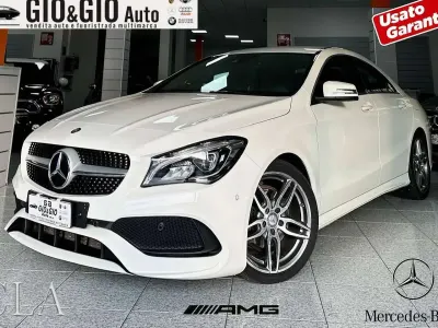 Usata Mercedes CLA200 Premium 136 CV (100 kW) 2017 Bianco Coupé